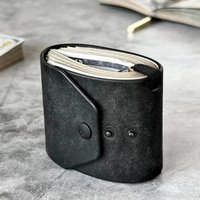 Leather Money Clip Quick Access Cash Holder Portable Pocket Bill Storage Pouch Lightweight Daily Carry Organizer