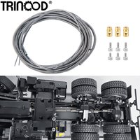 TRINOOD Differential Lock Line Cables with Brass Lead Column 820mm for Tamiya 1/14 RC Trailer Tractor Truck Car Upgrade Parts