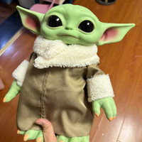 28cm 17cm Star Wars Pvc Yoda Figure Grogu Plush Action Figure Toys Yoda Baby The Mandalorian Anime Dolls Gifts Adults Cute Model