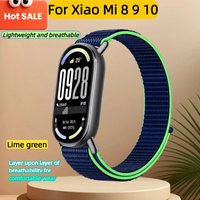 New Nylon Strap for Xiaomi Mi Band 10 9 8 reathable wristband Smartwatch Bracelet for Xiaomi Mi Band 9 10 miband8 Strap