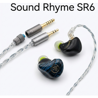 Sound Rhyme SR6 6 Balanced Armature HiFi IEM Audiophile In-Ear Monitor Headphones with 0.78mm 2Pin Detachable Cable 2026 Newest
