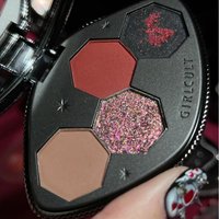 Girlcult 4 Color Eyeshadow Palette High Pigment Shimmer Matte Chameleon Glitter Gothic Black Red Fine Flash Lasting Eye Shadow