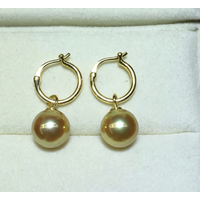 Gorgeous AAAA++++ REAL NATURE 9-10mm 10-11mm 11-12mm 12-13mm South Sea Round Pearl Earrings