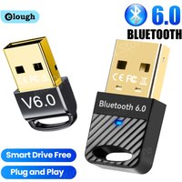 Elough USB Bluetooth Adapter Wireless Bluetooth 6.0 Dongle For PC Windows 11/10/8.1 USB Bluetooth Transmitter Receiver For Mouse