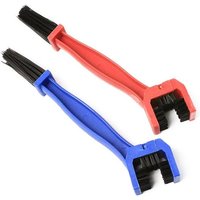 ESLNF Flywheel Pressure Plate High Strength Nylon Bicycle Chain Cleaning Brush
