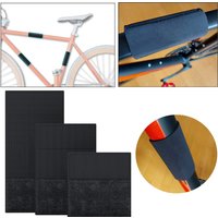 Protecteur de cadre de vélo en néoprène, 3 pièces, autocollant de protection pour chaîne de vélo