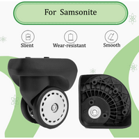 For Samsonite V56 Retro Metal Luggage Wheels - Classic Style Smooth Ball Bearings Essential Luggage Repair Parts