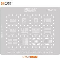 BGA Reballing Stencil for EMMC EMCP/UFS LPDDR NAND RAM PCIE Flash Memory BGA297 BGA153 BGA254 BGA162 BGA169 BGA186 BGA221 254