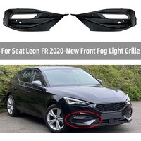 For Seat Leon FR 2020 2021 2022 2023-New Left Right Front Bumper Fog Light Cover Lamp Frame Grille Cover 5FA853665E 5FA853666E