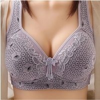 Floral Bras 36-46 B/C Underwear Women's Cotton Brasieres Tops Semaless Wireless Semaless Middle-aged Bra Plus Size Bralette Tops