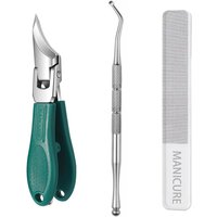 Nail Care Tool 1pc Eagle Beak Nail Clippers Stainless Steel 25° Beveled Blade Wide Jaw Anti-Splash Slanted Design Manicure