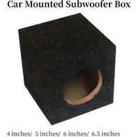 DIY Audio Modification,4/5/6/6.5 Inch Subwoofer Empty Box,Car Subwoofer Box Body,Speaker Wooden Shell,Customizable Hole Diameter