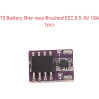 1S Battery One-way Brushed ESC 3.5-6V 10A Speed Controller Support Hollow Cup Motor For RC FPV Airplane Hand Throwing Glide