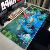 Mouse Pad Large Rubber Computer Gaming Accessories Mousepad P-pokemon Totodile Desk Mat Locking Edge Gamer Carpet Pc Mouse Pads