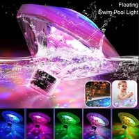 1/2PCS Floating Underwater Light RGB Submersible LED Disco Light Glow Show Swimming Pool Hot Tub Spa Lamp Bath Light