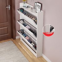 Ultra-Thin Multi-Layer Shoe Rack Easy-To-Use Economic Design for Home Entrance Carriage Table Large Capacity Storage Solution