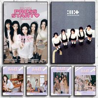 Famous Kpop I-ILLIT Poster Modern Aesthetic Wall Art Print for Living Room Bedroom Office Home Decor Gift Trendy Art