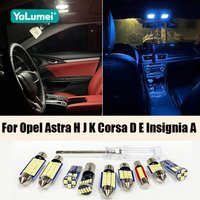 For Vauxhall Opel Astra H J K Corsa D E Insignia A Car LED Bulbs Kit Interior Dome Lamp Vanity Mirror Trunk Light Accessories