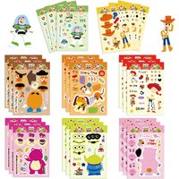 8Sheets Cartoon Disney Toys Story Graffiti Stickers for Helmet Bicycle Hand Account Pencil Case Decals