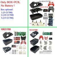 21700 akumulator litowo-jonowy obudowa z tworzywa sztucznego PCB płytka zabezpieczająca przed ładowaniem obudowa dla Milwaukee 18V obudowy baterii litowej