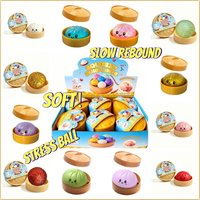 Mystery Dumpling Squishy Toys Set Stress Relief Decompression Sensory Balls for Party Favors And Anti-Stress Props