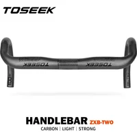 TOSEEK Full Carbon Fiber Handlebar Bent Bar Black Matte Finish Road Bike Carbon Handlebar 40/42/44/38 Cm External Routing