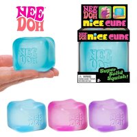 Needoh Nice Cube Sensory Cube, Anti-stress Tool for Anxiety and Focus, Desktop Sensory Cube for Adults and Kids!