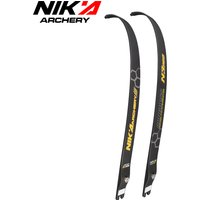 1Pair NIKA ARCHERY Newest 66" 68" 70''@25H Pro N3 Limbs 100% Carbon Fiber Limbs Draw Weight 18-50LBS