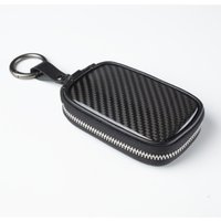 T-carbon Carbon Fiber Car Key Wallet Universal Key Fob Bag Protect From EMF, RFID, Car RFID Signal Blocking Key Fob Protector