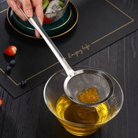 Japanese Hot Pot Filter Soup Skimmer Spoon Mesh Percolator Strainer Fat Oil Skim Grease Foam Stainless Steel Oil Colander Spoon