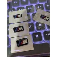 3D Car Sticker Steering Wheel Hub Decals Keyhole Stickers For BMW M E84 E87 X5 E70 F25 E90 E91 F01 F02 E60 E61 F10 F15 F30 M3