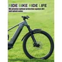 AliExpress NONE RBRL Front Bicycle Fender Widen MTB Mudguard Anti-slip Velcro High Quality PP Anti-deform Fender for 26-29