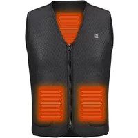 5 and 9 Areas Heated Vest Men Women USB Stylish Portable Trend Technology Windproof for Outdoor Sports Hiking M-4XL