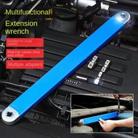 Compact Offset Extension Wrench Dualed Purpose Adapter Chrome Vanadium Steel Hand Tool For Impact Socket Ratchet Car Repair