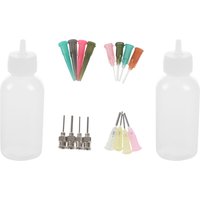 16pc/Set Henna Kit Applicator Nozzles Bottles Paste Tattoo Body Art Drawing Tool