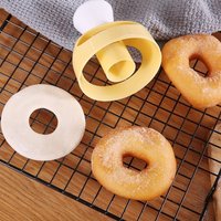 Plastic Donut Mold DIY Doughnut Cake Decorating Tools Dough Maker Desserts Bread Cookie Cutter Kitchen Baking Tools