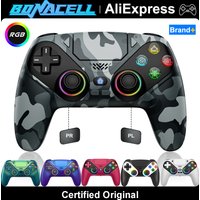 For Playstation5/PS5/PC RGB Wireless Controller,Gamepads W/Marco/Turbo Function PR/PL Program Keys Dual Vibration Game Joystick