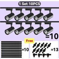 Kit d'éclairage sur rail LED, luminaires de plafond, éclairage sur rail 220V, projecteur sur rail LED, éclairage LED pour cuisine, magasin, maison