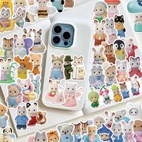 55pcs Calco Stickers Laptop Scrapbook Decoration Graffiti Decals Skateboard Laptop Waterproof Sticker