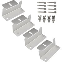 4Pcs/set Solar Panel Bracket Supporting for RV, Roof, Boat, Off Lightweight Grid Solar Panel Z Bracket Mount
