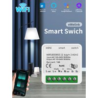 eWelink WiFi Smart Switch 2-way Control Mini Smart Breaker Wireless Switch Smart Life APP Voice Control Work With Alexa Google