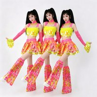 Colorful Sequins Dance Outfit Nightclub Bar Women Dancer Singer Groups Sexy Stage Wear Holiday Party Lovely Show Dance Costume