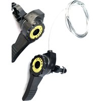 AliExpress NONE 1 Pair Bicycle Shifter 15/18/21 Speed UniversalLever Mountain Bike With Cable Trigger Gear Shift Levers Bicycle Deraille Black