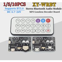 1/5/10Pcs XY-WRBT Bluetooth-compatible 5.0 Audio Receiver Board MP3 Lossless Decoder Board Wireless Stereo Music Module