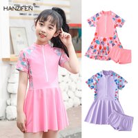 Kids Swimsuit Girls 2 Piece Set Summer Princess Cute Swimwear for Baby Toddler Little Big