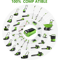 For GreenWorks 40V 3Ah Power Tools 18650 lithium Battery for GreenWorks 29462 29472 29282 G-MAX GMAX Lawn Mower