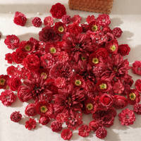 Rose Artificial Flowers Red Fake Flowers for Home Room Decor Garden Wedding Decoration DIY Crafts Gifts Garland Accessories