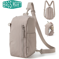 BAGSMART Small Sling Bag for Women Multifunctional Crossbody Purse for Daily Travel 9L Gym Bag with Convertible Strap