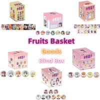 New Hot Fruits Basket Blind Box Collectible Badge Pin & Holographic Cards Sohma Kyo Honda Tohru Sohma Yuki Cute Decors Toy Gifts