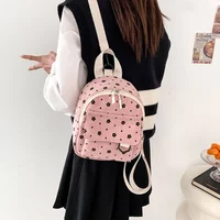 Cute Flower Print Baby Backpacks Lightweight Corduroy Mini Schoolbag for Kids Boy Girl Fashion Floral Children Shoulder Bags